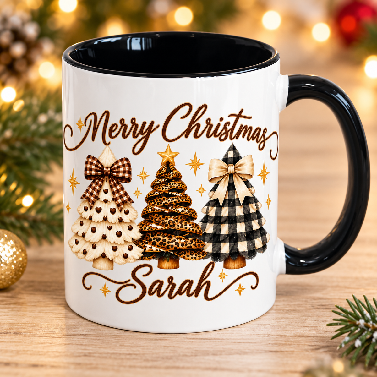 Personalised Christmas Tree Mug