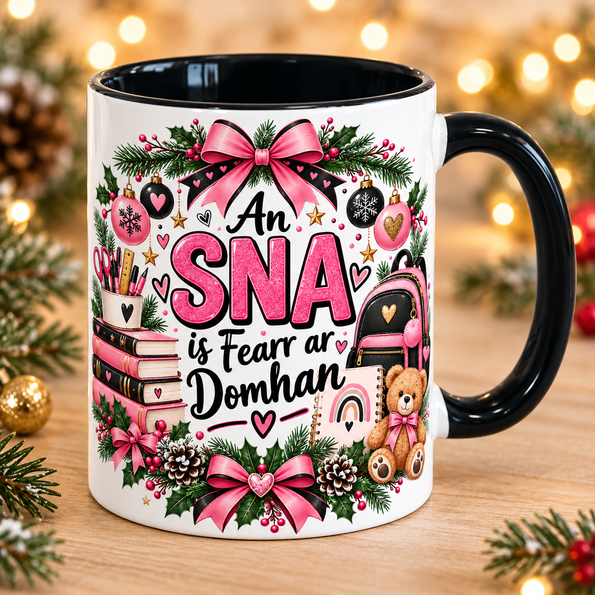 Personalised SNA Christmas Mug