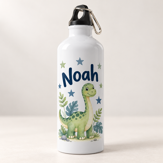 Personalised Dinosaur Water Bottle