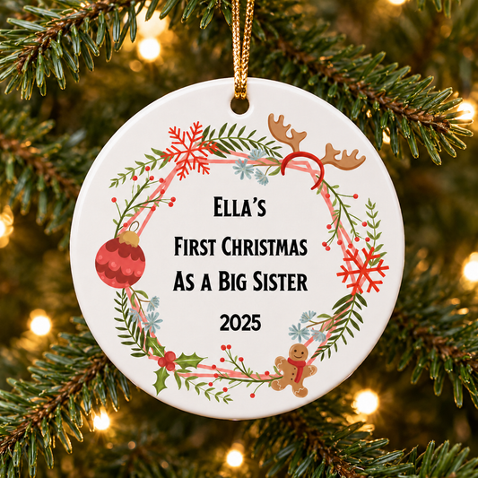 First Christmas as a Big Brother or Big Sister