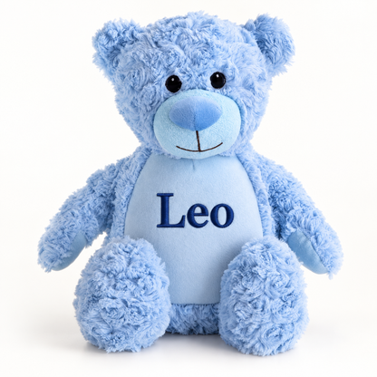 Personalised Blue Teddy Bear