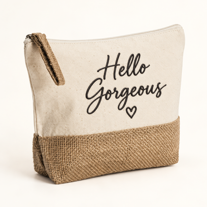 Personalised Embroidered Make-Up Bag