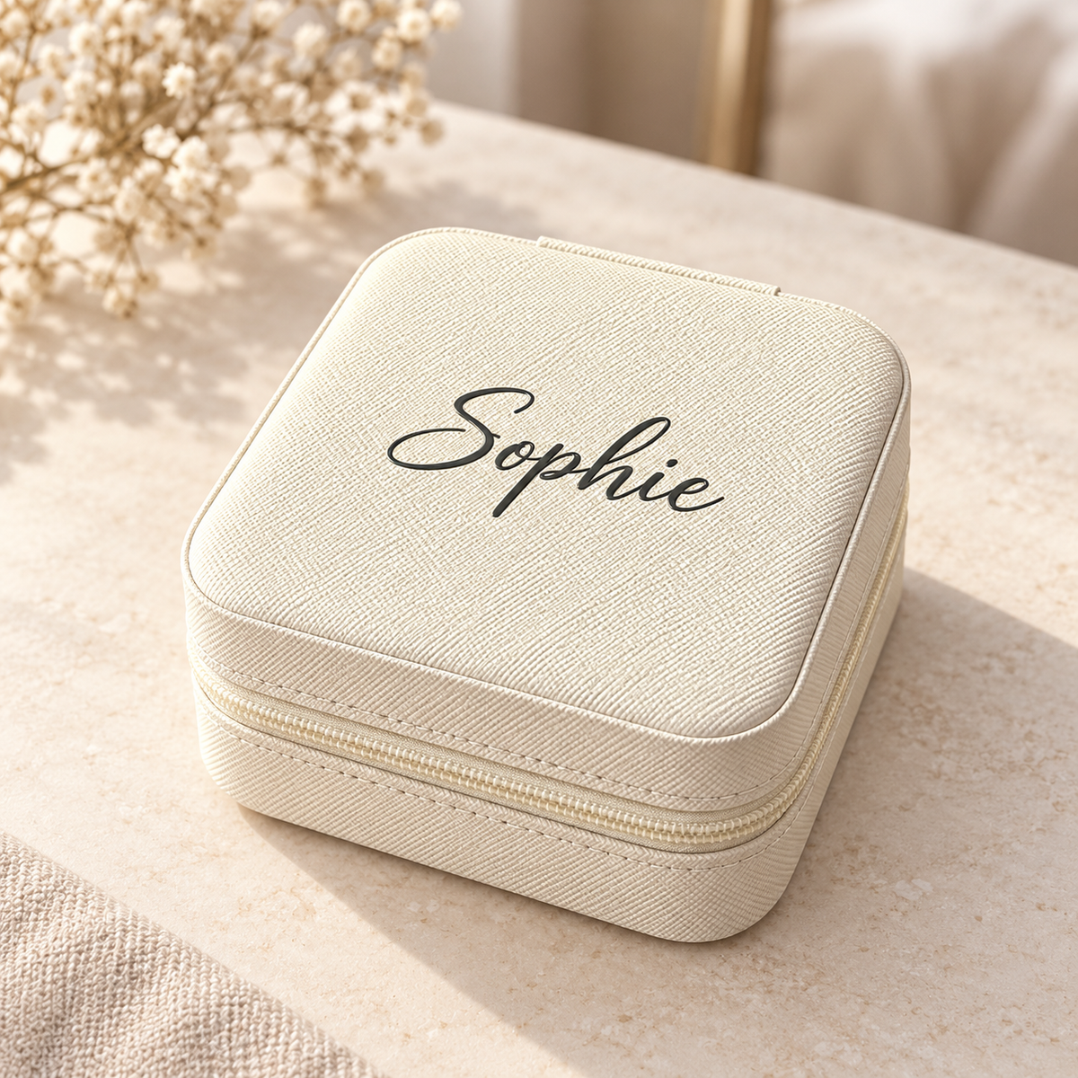 Personalised Travel Jewellery Case