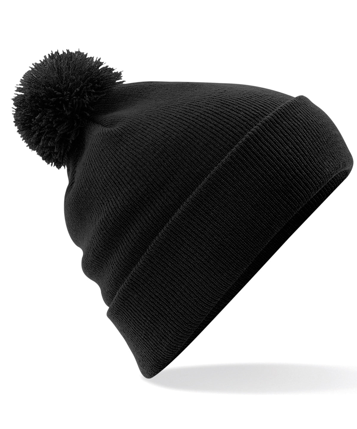 Embroidered Pom Pom Beanie (BC426)