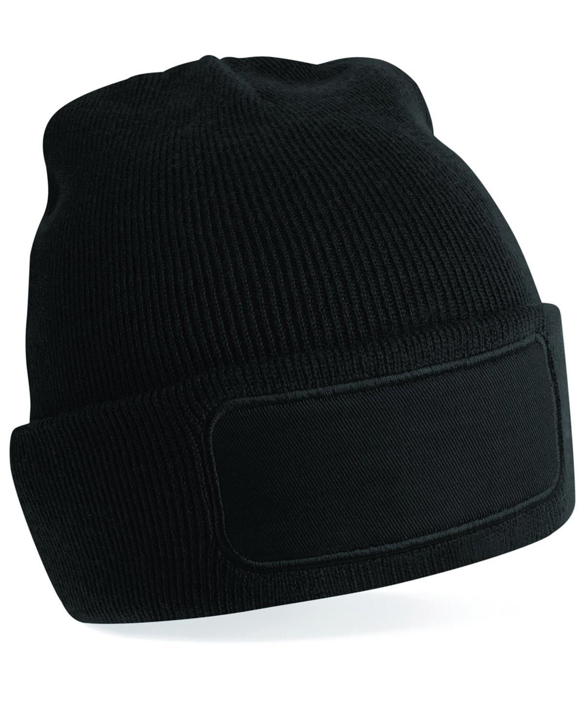 Embroidered Patch Beanie (BC445)