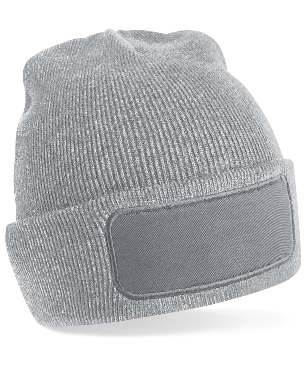 Embroidered Patch Beanie (BC445)