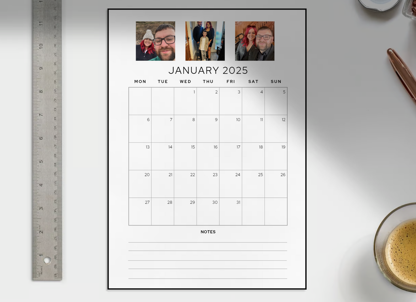 Photo Calendar 2025