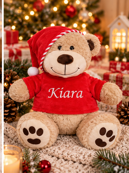 Personalised Christmas Teddy Bear