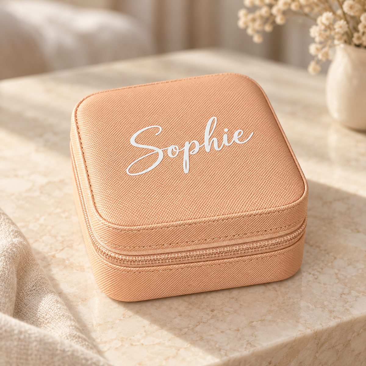 Personalised Travel Jewellery Case