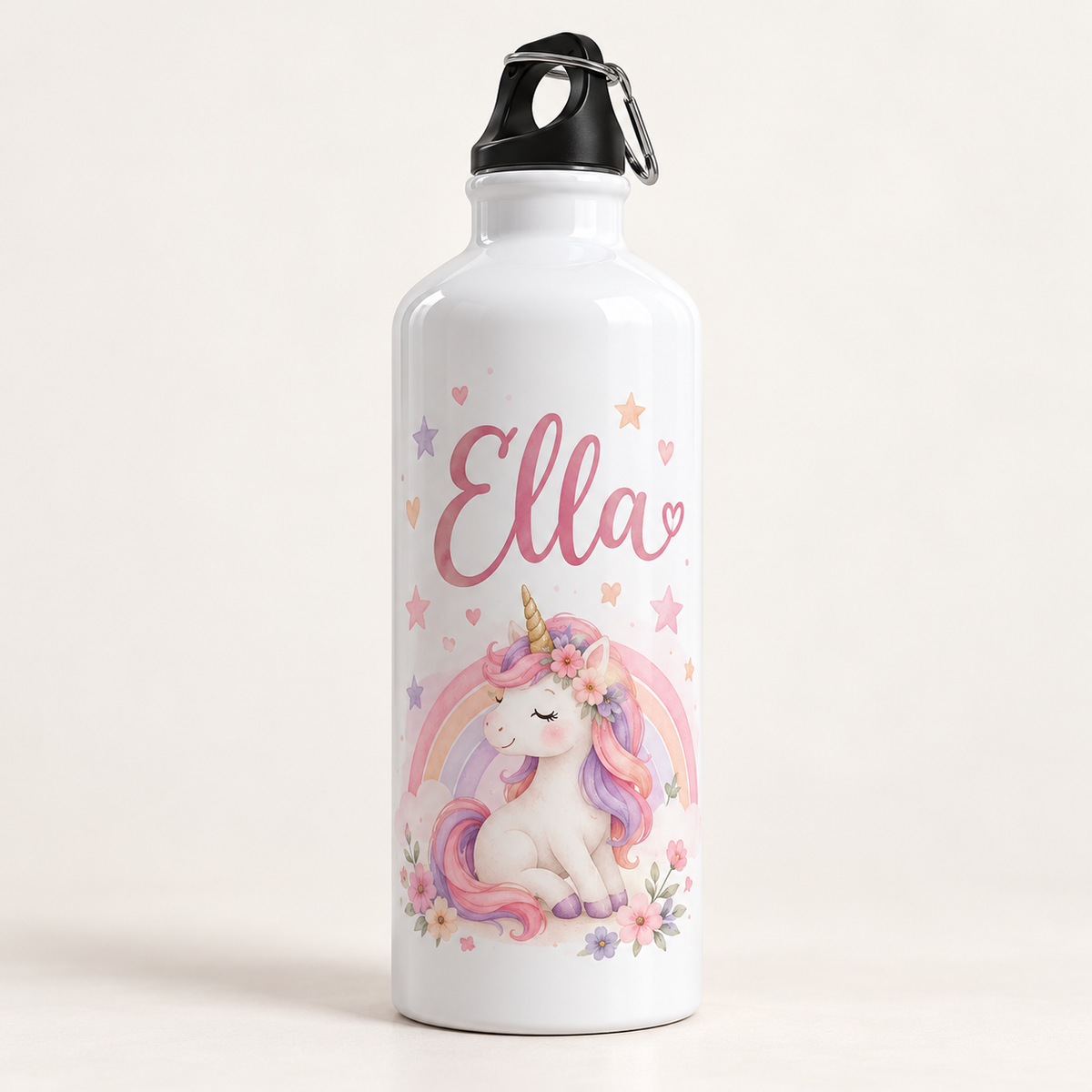 Personalised Unicorn Water Bottle
