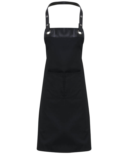 Premier Espresso Bib Apron (PR123)